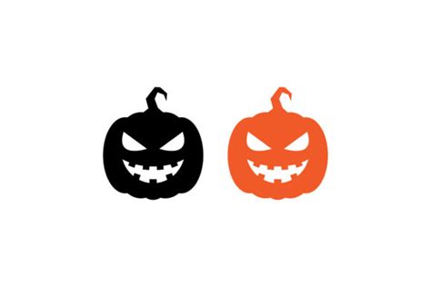 Pumpkin Silhouette Halloween Vectors 03 Graphic By 1riaspengantin