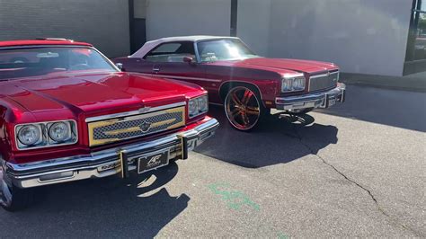 Kandy Apple Red 75 Chevy Caprice Classic On 26 Amani Forged YouTube