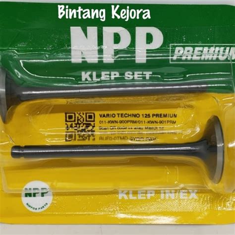 Jual Klep Set Payung Klep Valve In Dan Ex Npp Npr Premium Honda Vario