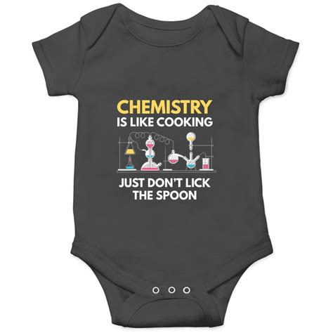 Chemistry Is Like Cooking I Scientist Nerd Science Onesies Sold By