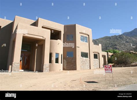 Albuquerque New Mexicosandia Heightshigh Desertadobe Style Mansion