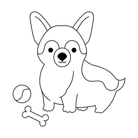 Desenhos De Cachorros Fofos Para Colorir - 8