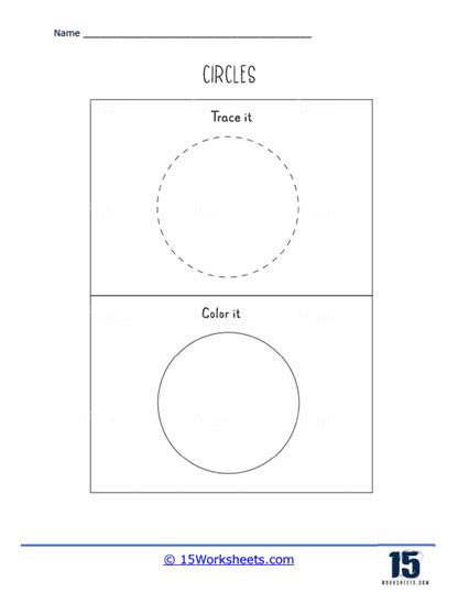 Circles Worksheets 15