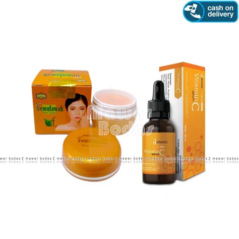 Cream Temulawak Dhilisa Pearl Cream Siang Dan Malam ORIGINAL PLUS Serum