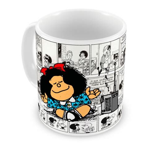 Caneca Mafalda Quadrinhos Shopee Brasil