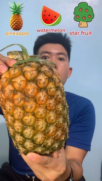 Star Fruit 🌱pineapple🍍watermelon🍉eat The Icons You Conmented ️ ️ Viral