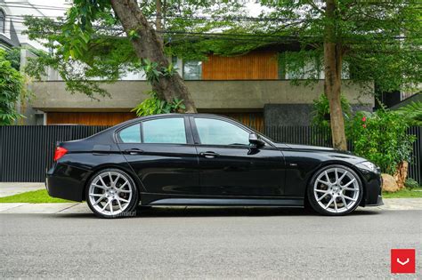 Engineering Excellence: Black BMW 3-Series Rocking Vossen Wheels — CARiD.com Gallery