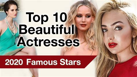 Top 10 Most Beautiful Hollywood Actress 2020 | Most Beautiful Actress ...