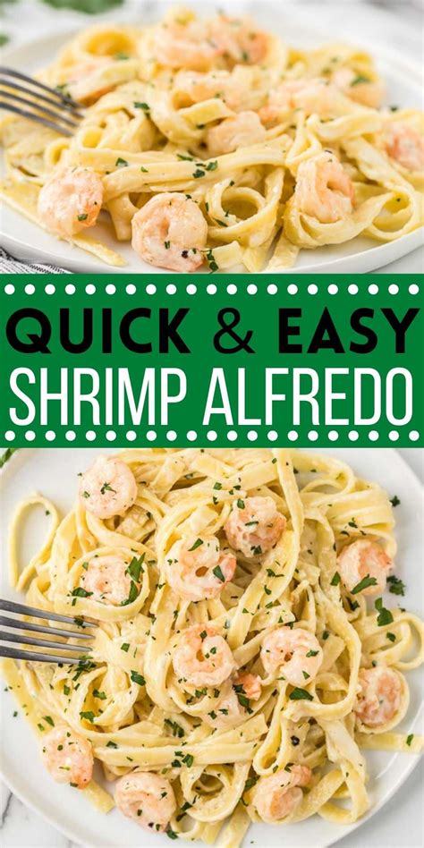 Easy Shrimp Alfredo The Best Garlic Shrimp Alfredo