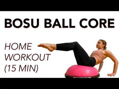 Best Bosu Ball Exercises To Improve Balance And Core Strength In