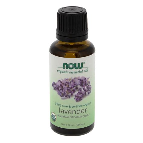 NOW Organic Essential Oils 100% Pure Lavender OIl - Shop Essential oils at H-E-B