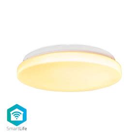 Smartlife Plafonnier Wi Fi Blanc Chaud Frais Rgb Ronde