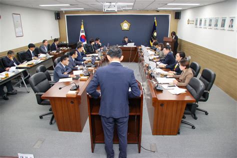 중도일보 당진시의회 10월 중 의원출무일 운영