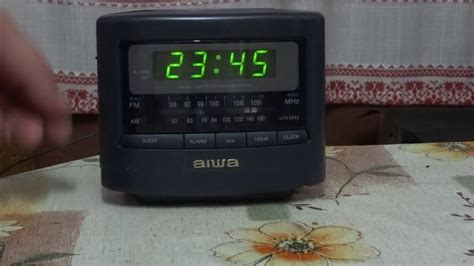 Radio With Clock Aiwa Fr A Ez Version Fm Am Tokyo Japan Youtube