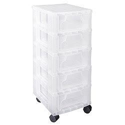 Really Useful Boxes Storage Towers Slimline Storage Tower With 5x3