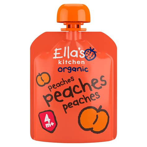 Ella S Kitchen Peaches Knijpzakje Bio Per Stazak G