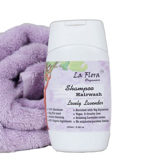 Lovely Lavender Organic Shampoo Hairwash 100ml – La Flora Organics