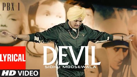 DEVIL Lyrical Video PBX 1 Sidhu Moose Wala Byg Byrd Latest