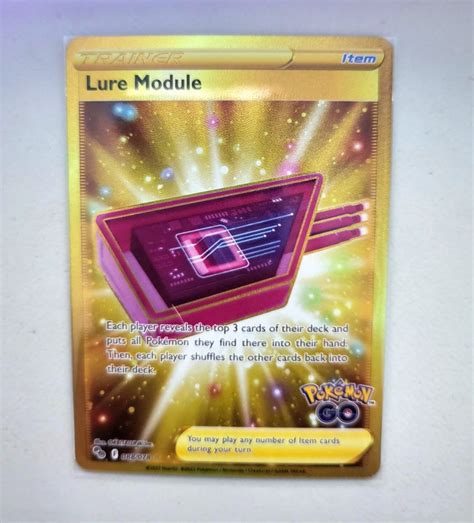 Pokemon Go Tcg Gold Lure Module Pogo Hobbies Toys Toys Games On