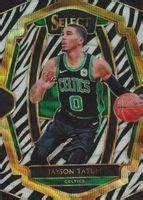 Jayson Tatum Select Premier Level Zebra Ssp Psa Price