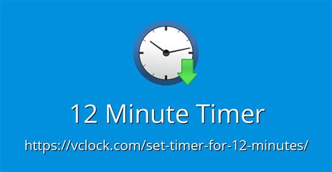 12 Minute Timer - Online Timer - Countdown