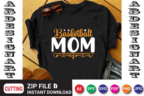 Basketball Mom Graphic By Ar Designstore Creative Fabrica