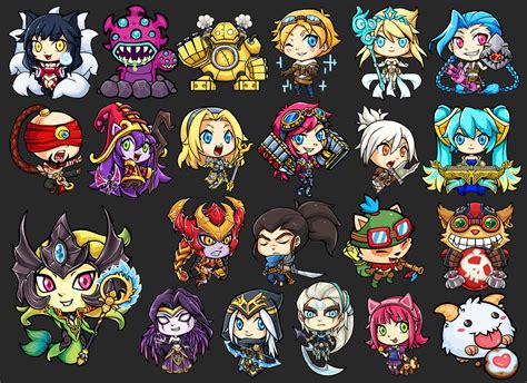 Artstation League Of Legends Chibis