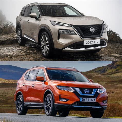 Comparativa visual Nissan X Trail 2023 tremenda evolución