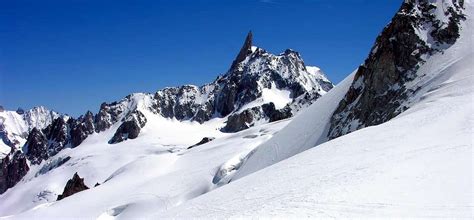 Dent du Géant Dente del Gigante Climbing Hiking Mountaineering