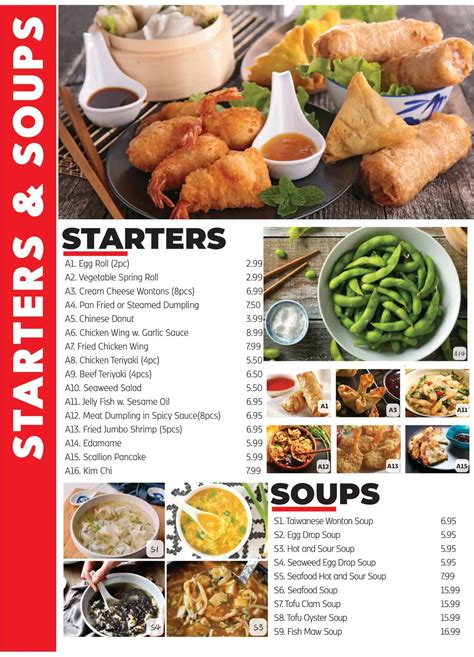 Starters And Soups Asian Foods Market And Restaurant