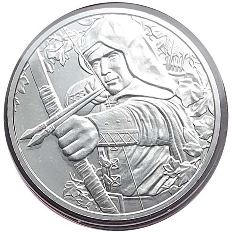 Österreich 1 Oz Silber Robin Hood 825 Jahre Münze Wien 2019 im Blister