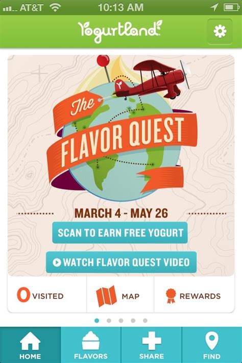 Yogurtland Mobile App Flavor Quest Starts On March 4