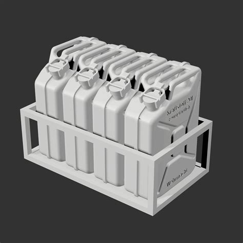 Stl File German Ww2 Fuel Canister Rack 1 72 ⛽・3d Printing Template To Download・cults