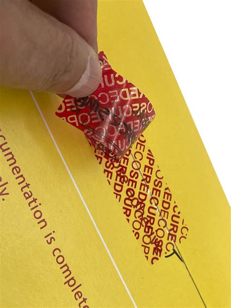 Total Transfer Tamper Evident Security Warranty Void Stickers US Pack