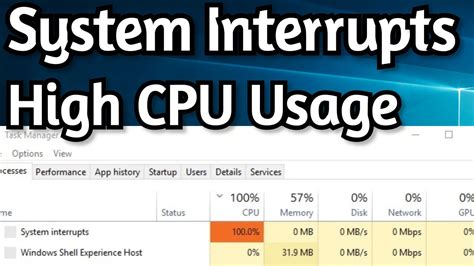 Fix System Interrupts High Cpu Usage On Windows System Interrupts