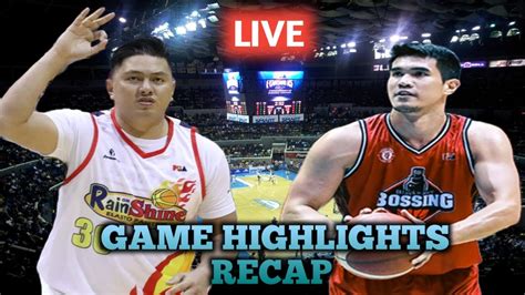 Rain Or Shine Vs Blackwater Game Highlights Recap December