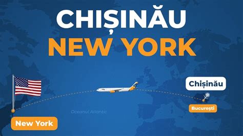 Ultima oră A fost anunţat primul zbor tur retur Chişinău New York Chişinău