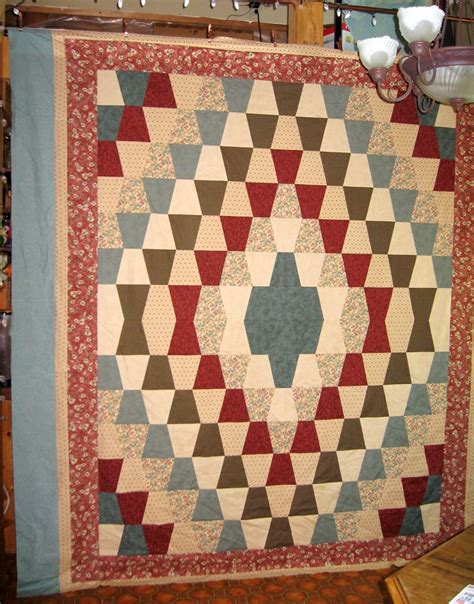 Tumbler Quilt Template