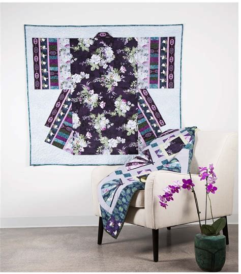 Free Pattern Serafina Kimono Quilt 50 X 50 At Michael Miller