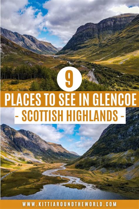 Top 9 Places To See In Glencoe Scottish Highlands Kitti Around The