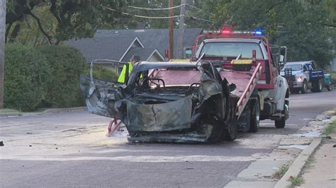 Teens Flee Scene Of Fiery 3 Car Crash In Jennings Neighbors Say It S The Result Of A Deeper