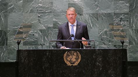 Iohannis la ONU România a acordat un sprijin puternic Ucrainei şi ne