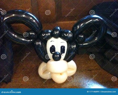 Balloon Animal Disney Mickey Mouse Head Editorial Stock Image Image