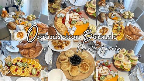 Organisation Brunch Recette Facile Comment Je Morganise Youtube