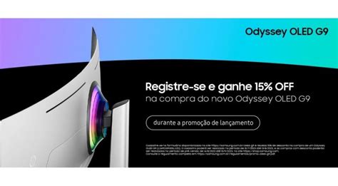 Samsung Abre Pr Registro Para Lan Amento Do Monitor Odyssey Oled G