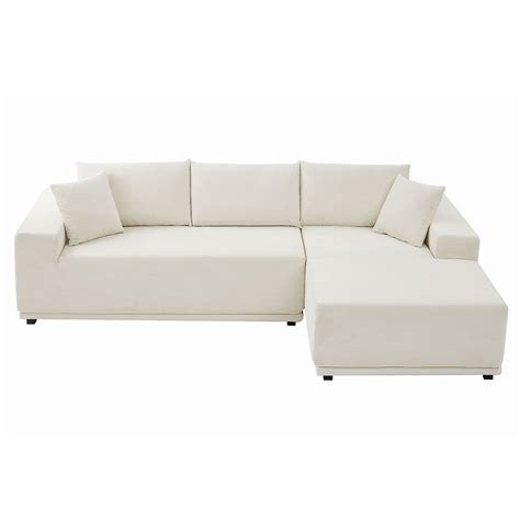 Latitude Run Modular Sectional Living Room Corduroy Sofa Set