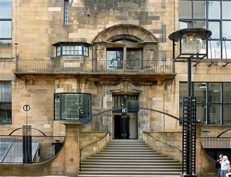 Glasgow School Of Art Entrance Designed By Charles Rennie Mackintosh