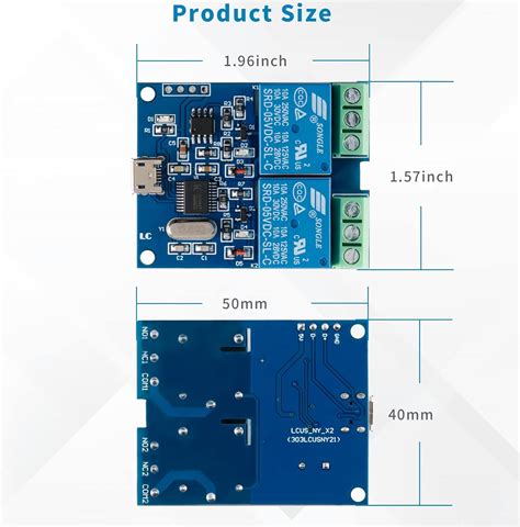 Buy Ec Buying Lcus Type Dual Channel Channel Usb Relay Module V