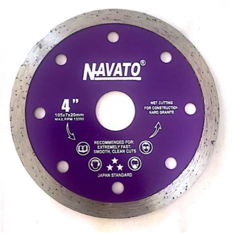 4 Navato Diamond Cutting Disc Wet Lazada