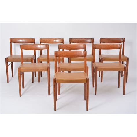 Set Of 8 Vintage Rosewood Dining Chairs By H W Klein For Bramin